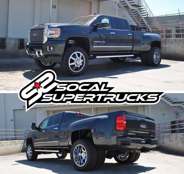 S.T.L. High Clearance LIFT KIT | 2017 GMC | 3-6" STAGE 5 at 4 inches with 35s on 22x8.25 inch wheels